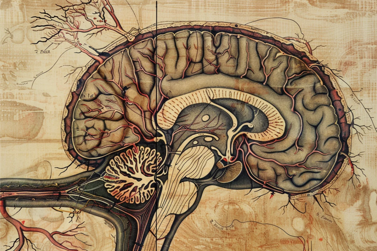 Cerebellar Cortex AI Illustration