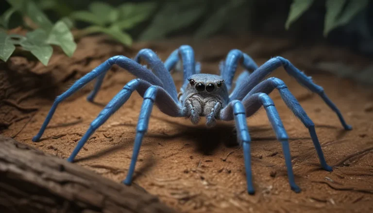 Discovering the Enigmatic Blue Huntsman Spider: Unraveling 17 Intriguing Facts