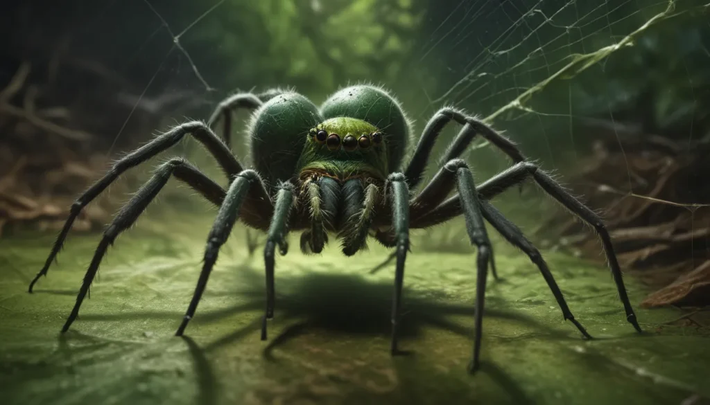 intriguing facts about green fanged tube web spider 6784c322