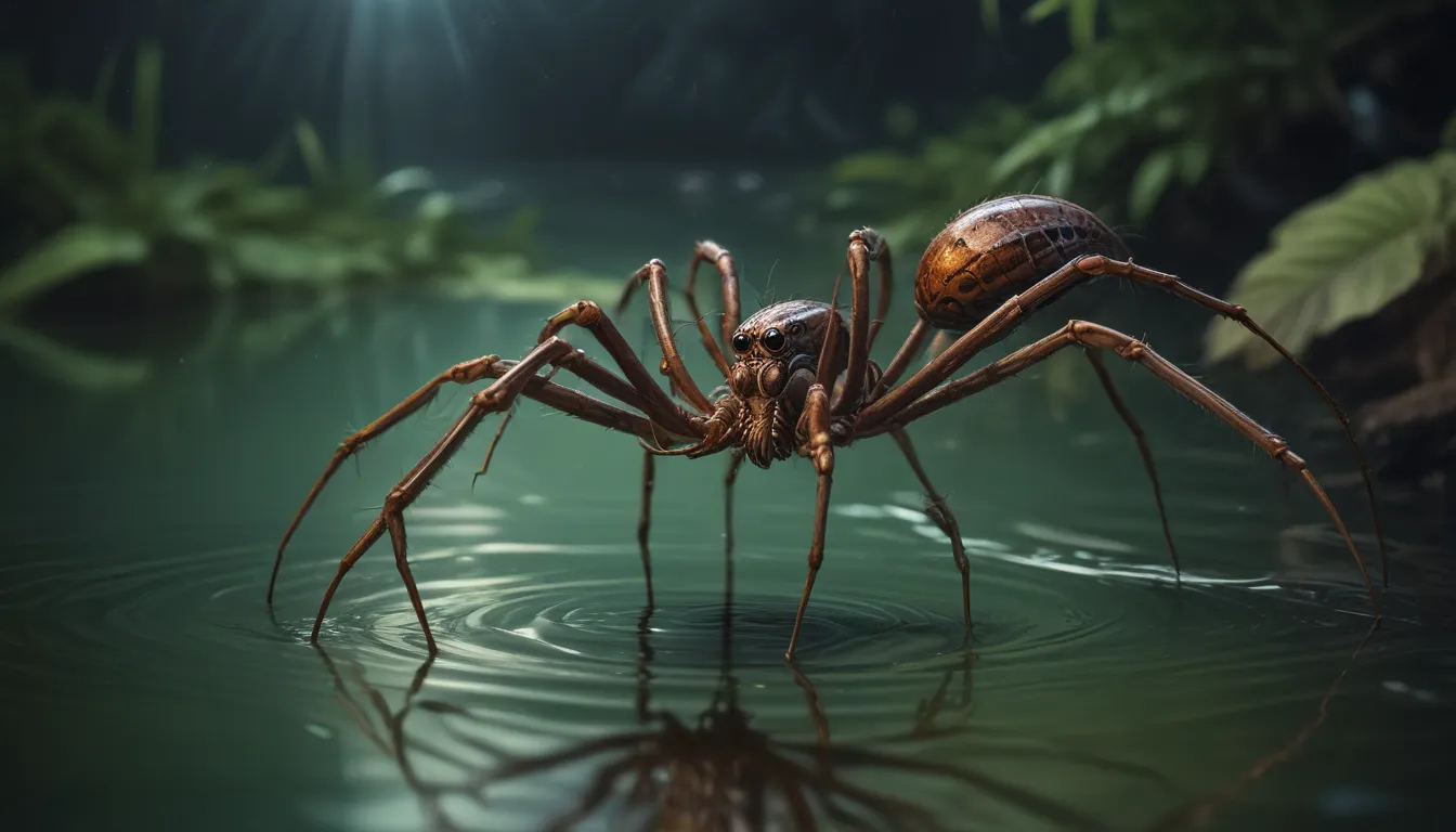 surprising facts about long legged water spider 12b87b47