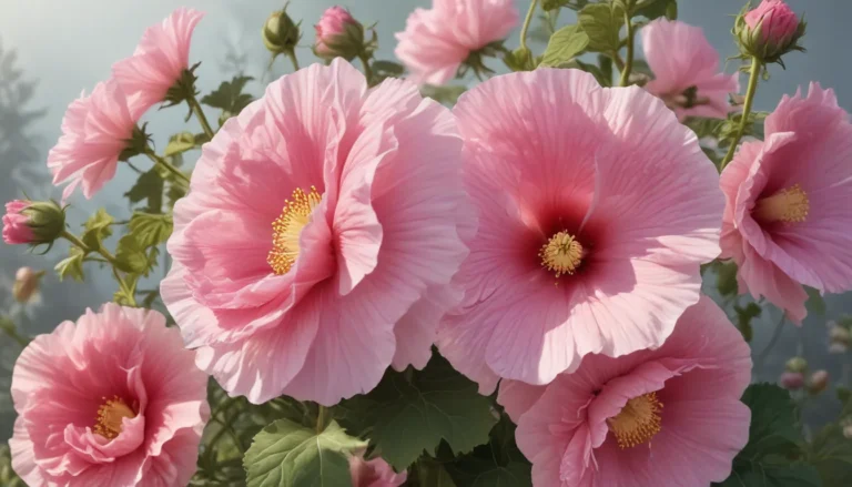 Unveiling the Enchantment of Hollyhock: A Floral Delight